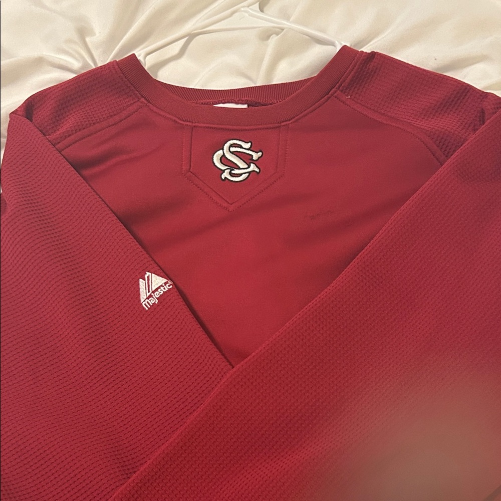 Gamecock Baseball Majestic Team Warmup LARGE